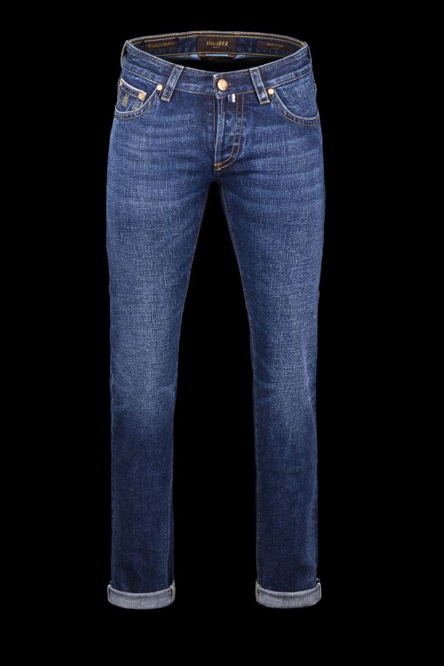 MooRER Giotto dc104 w. 4019 s2 petrolio denim bărbați îmbrăcăminte V6JLR644