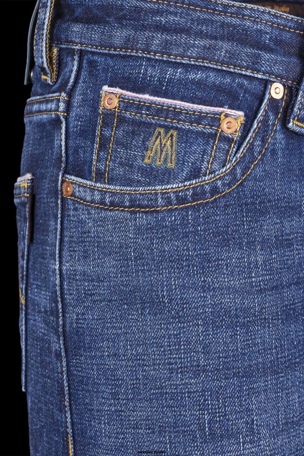 MooRER Giotto dc104 w. 4019 s2 petrolio denim bărbați îmbrăcăminte V6JLR644