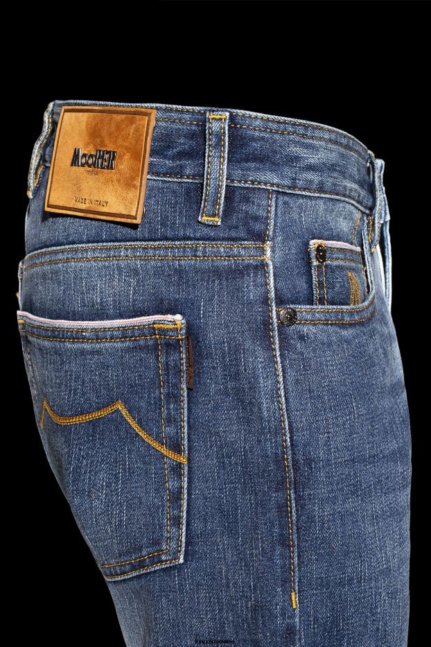 MooRER pilon-dc104 w. 4009 s2 ocra denim bărbați îmbrăcăminte V6JLR302