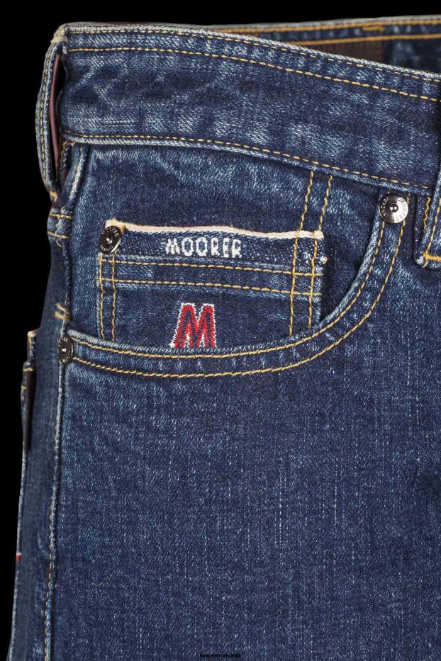 MooRER pilon-dc104 w. 4021 s3p rosso denim bărbați îmbrăcăminte V6JLR797