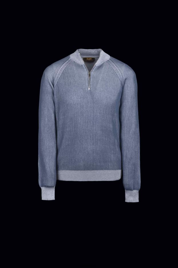 MooRER federo-vsp denim/bianco bărbați îmbrăcăminte V6JLR470