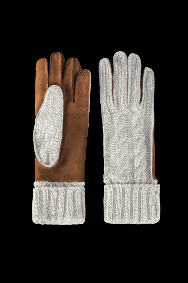 MooRER guanto knit nabuk-knt stuc femei accesorii V6JLR802