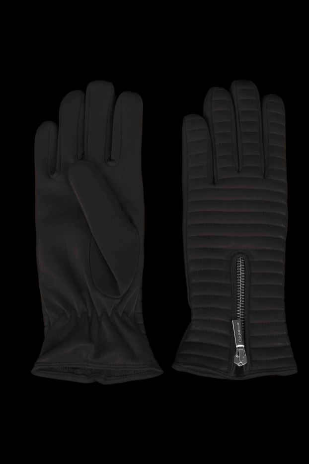 MooRER guanto matlasat-qld negru femei accesorii V6JLR854