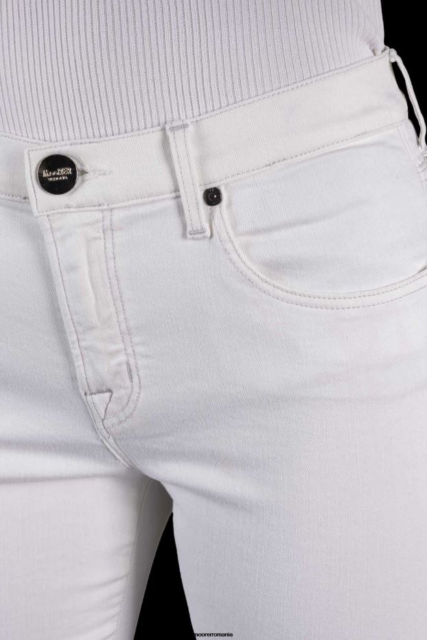 MooRER cecily crop-g1 perlă albă femei îmbrăcăminte V6JLR1067
